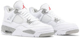 Air Jordan 4 Retro GS 'White Oreo' , Nike , newtown, sydney, australia, thrift store, opshop, preloved, secondhand, sustainable, retro, antique, 70s, 80s, 90s, 2000s, 00s, fashion, clothing, streetwear, trendy, garment, style, boutique, store, shop, archive, sale, cheap, best, top