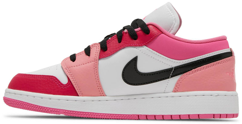 Air Jordan 1 Low GS 'White Pinksicle' , Nike , newtown, sydney, australia, thrift store, opshop, preloved, secondhand, sustainable, retro, antique, 70s, 80s, 90s, 2000s, 00s, fashion, clothing, streetwear, trendy, garment, style, boutique, store, shop, archive, sale, cheap, best, top