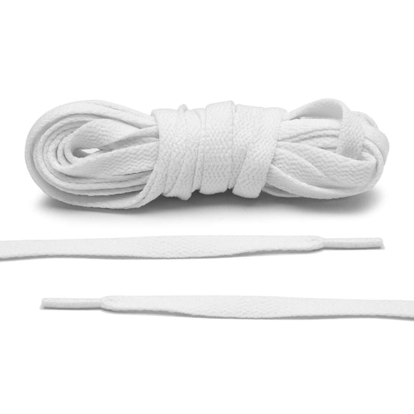 Flat Shoelaces - White