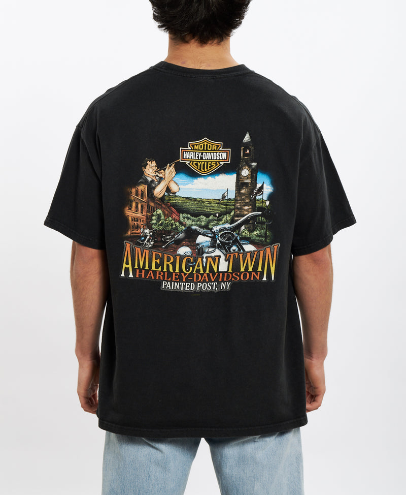 Vintage Harley Davidson 'American Twin' Tee <br>L