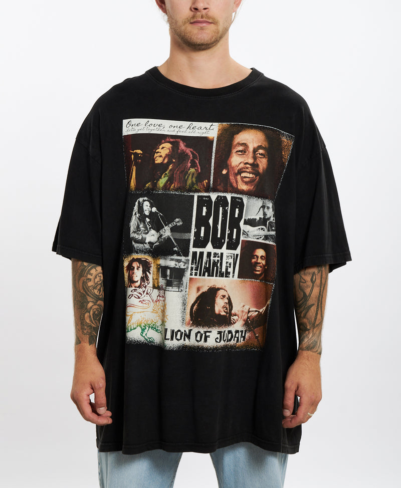 Vintage Bob Marley Tee <br>XXXL , Music , newtown, sydney, australia, thrift store, opshop, preloved, secondhand, sustainable, retro, antique, 70s, 80s, 90s, 2000s, 00s, fashion, clothing, streetwear, trendy, garment, style, boutique, store, shop, archive, sale, cheap, best, top