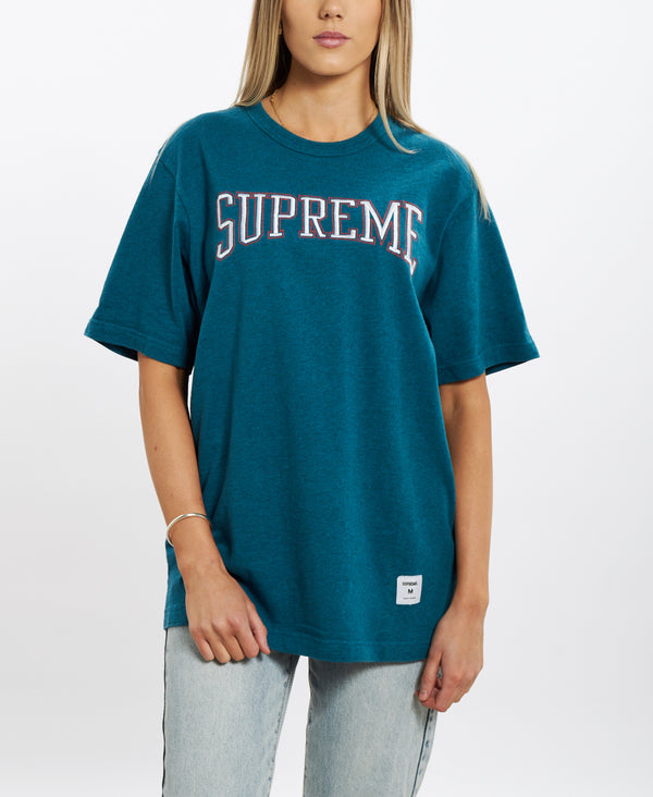 Supreme 'Embroidered Spellout' Tee (NEW) <br>M