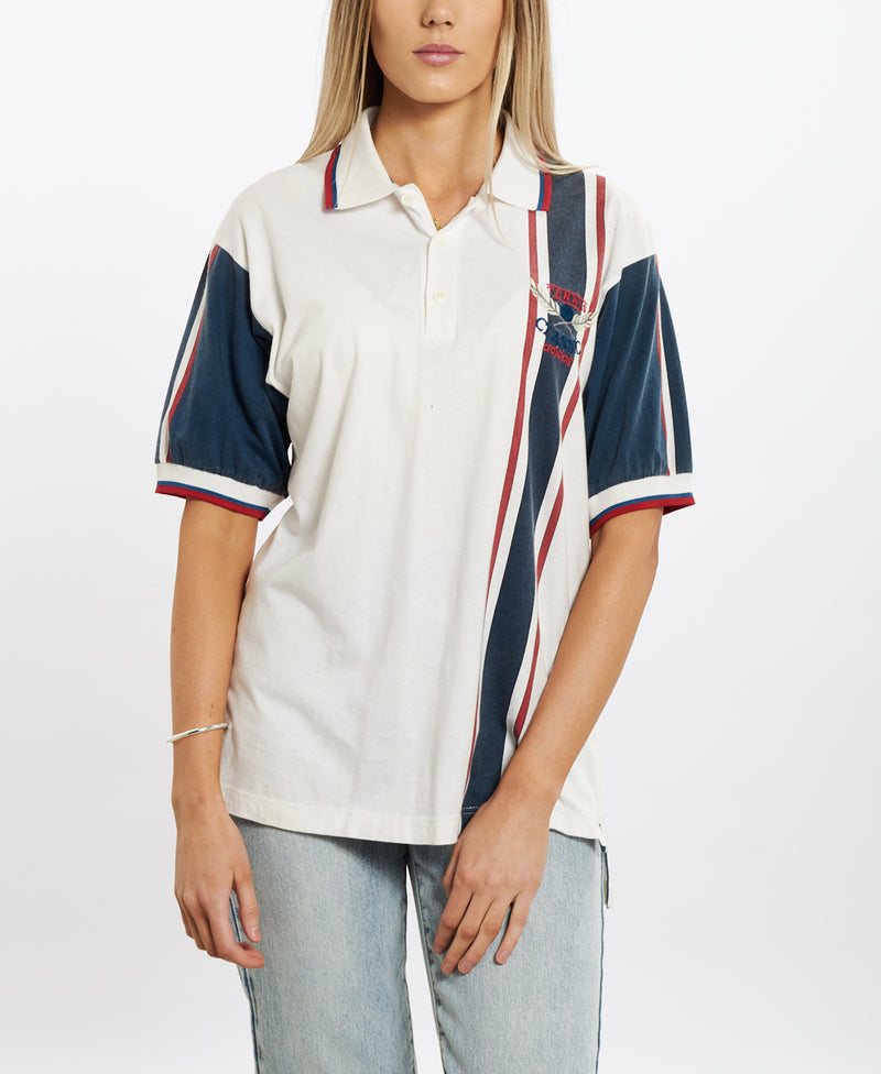 80s Adidas 'Tennis Classic' Polo Shirt <br>XS