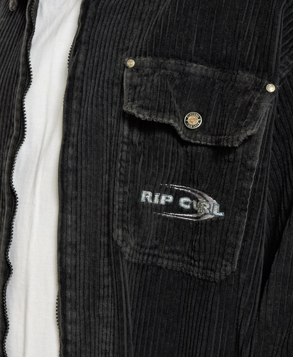 90s Rip Curl Corduroy Zip Up Shirt <br>XL