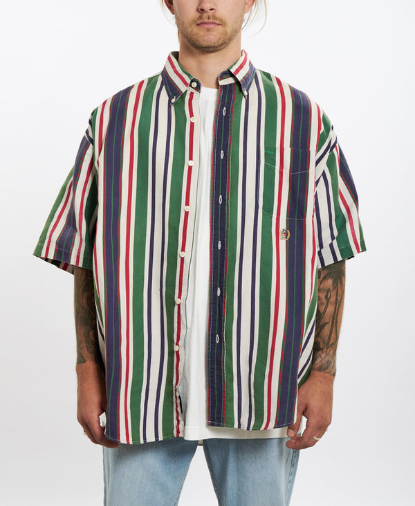 90s Tommy Hilfiger Short Sleeve Button Up Shirt <br>XXL