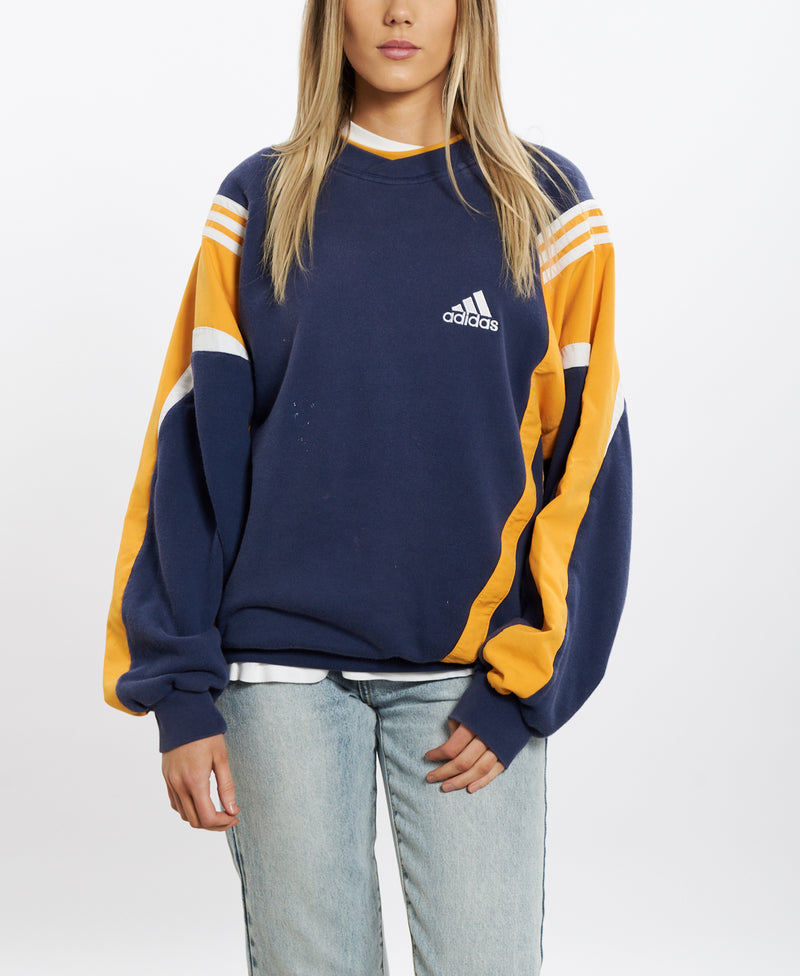 Vintage 90s Adidas Sweatshirt <br>M , The Real Deal , newtown, sydney, australia, thrift store, opshop, preloved, secondhand, sustainable, retro, antique, 70s, 80s, 90s, 2000s, 00s, fashion, clothing, streetwear, trendy, garment, style, boutique, store, shop, archive, sale, cheap, best, top