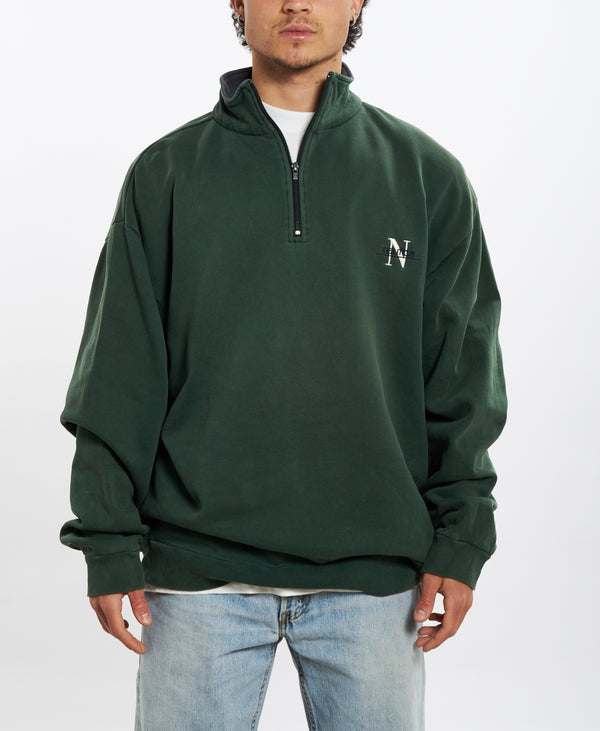 90s Nautica Quarter Zip Sweatshirt <br>L