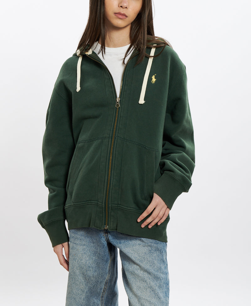 90s Polo Ralph Lauren Hooded Sweatshirt <br>S