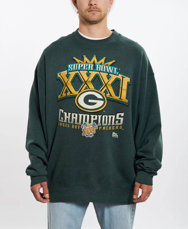 90s Super Bowl Green Bay Packers Sweatshirt <br>XXL