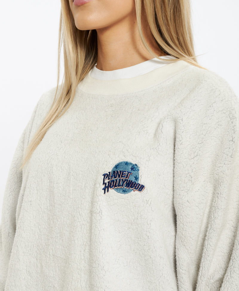 90s Planet Hollywood Fleece Sweatshirt <br>S