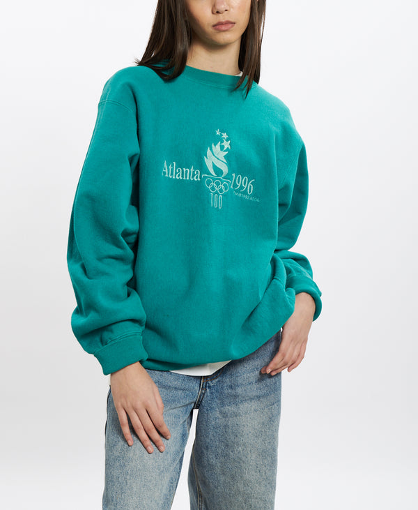 90s Atlanta Olympics Embroidered Sweatshirt <br>M