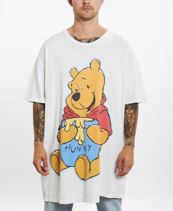 90s Winnie The Pooh 'Hug Your Hunny' Tee <br>XXXL