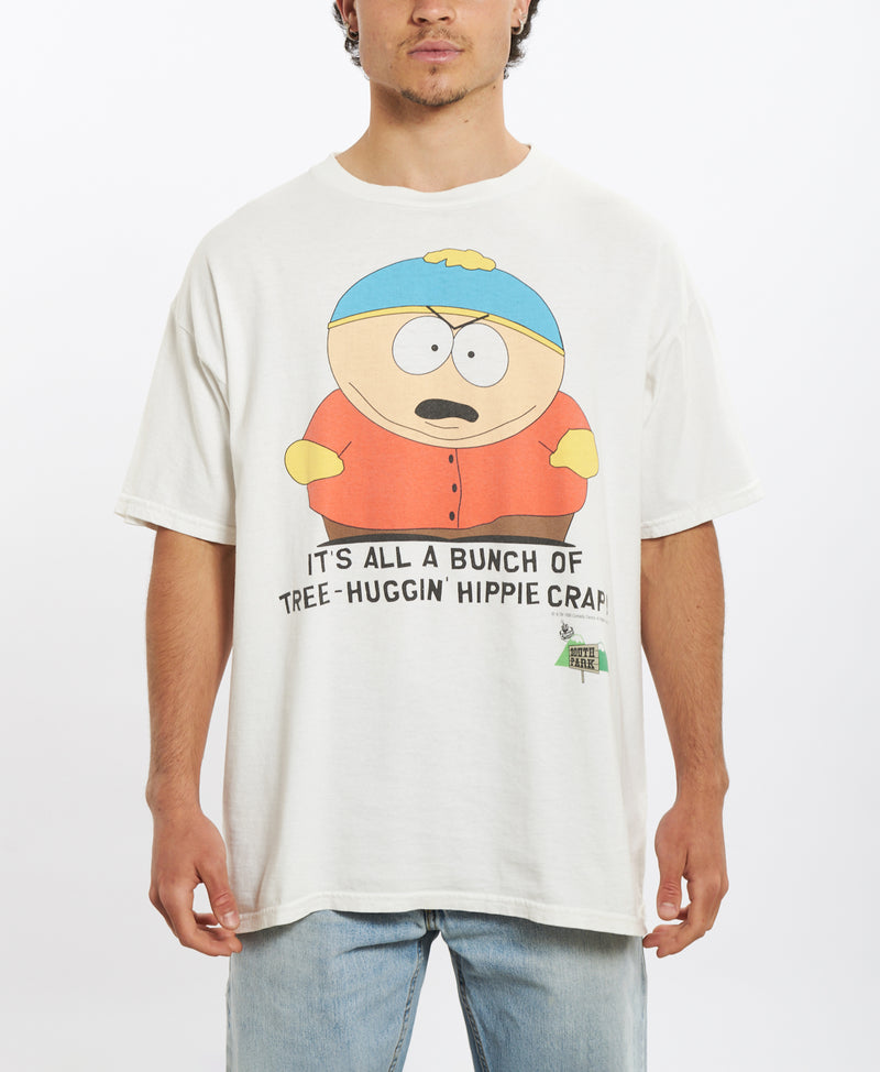 90s South Park 'Tree-Huggin Hippie Crap' Tee <br>L