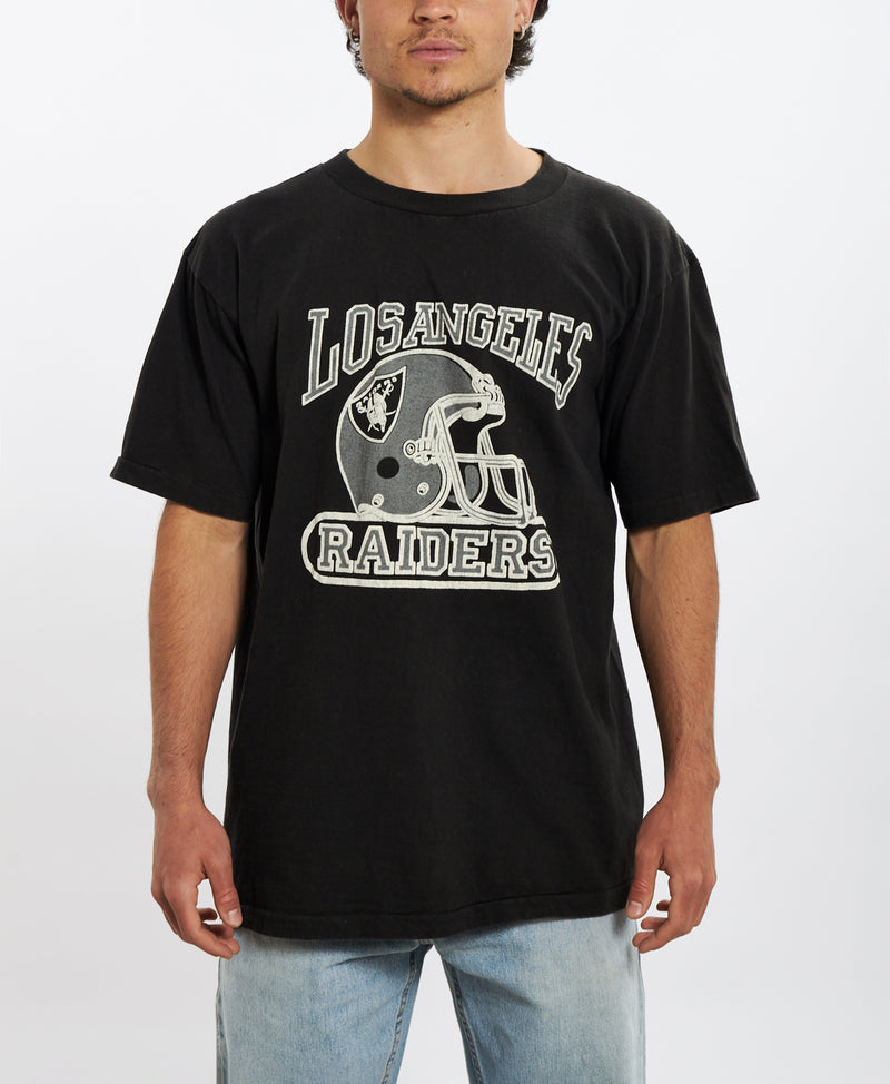 Vintage 90s Los Angeles Raiders Tee <br>L , The Real Deal , newtown, sydney, australia, thrift store, opshop, preloved, secondhand, sustainable, retro, antique, 70s, 80s, 90s, 2000s, 00s, fashion, clothing, streetwear, trendy, garment, style, boutique, store, shop, archive, sale, cheap, best, top