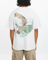 Vintage 90s Eagle Wildlife Tee <br>L , The Real Deal , newtown, sydney, australia, thrift store, opshop, preloved, secondhand, sustainable, retro, antique, 70s, 80s, 90s, 2000s, 00s, fashion, clothing, streetwear, trendy, garment, style, boutique, store, shop, archive, sale, cheap, best, top