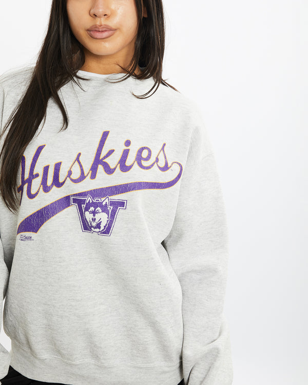90s NCAA Washington Huskies Sweatshirt <br>S