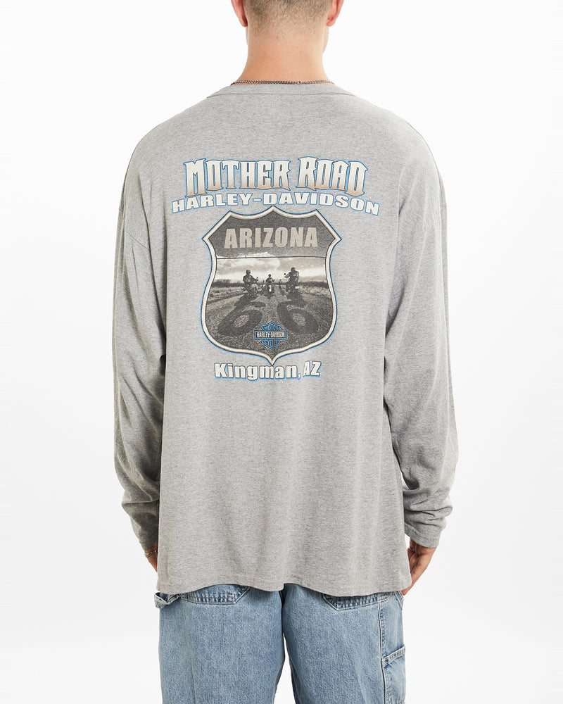 Vintage Harley Davidson Long Sleeve Tee <br>XL , The Real Deal , newtown, sydney, australia, thrift store, opshop, preloved, secondhand, sustainable, retro, antique, 70s, 80s, 90s, 2000s, 00s, fashion, clothing, streetwear, trendy, garment, style, boutique, store, shop, archive, sale, cheap, best, top