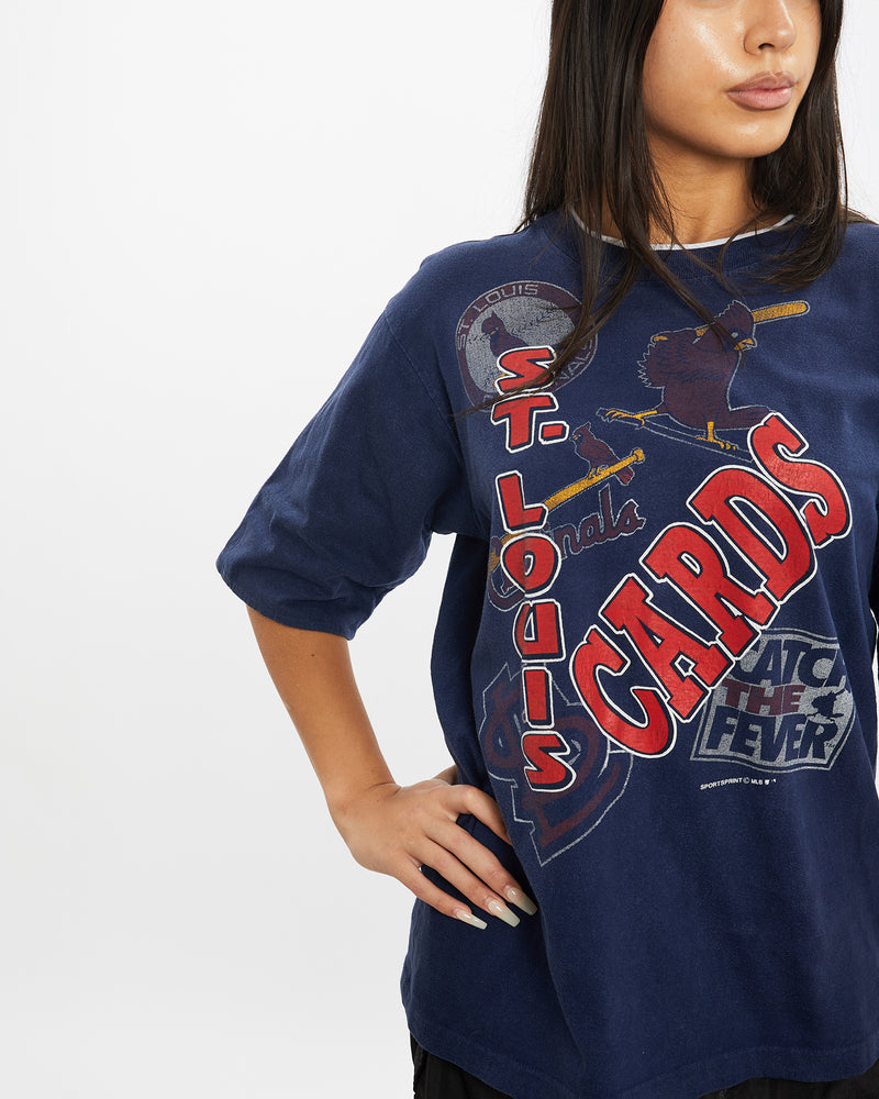 Vintage 90s MLB St. Louis Cardinals Tee <br>S , The Real Deal , newtown, sydney, australia, thrift store, opshop, preloved, secondhand, sustainable, retro, antique, 70s, 80s, 90s, 2000s, 00s, fashion, clothing, streetwear, trendy, garment, style, boutique, store, shop, archive, sale, cheap, best, top