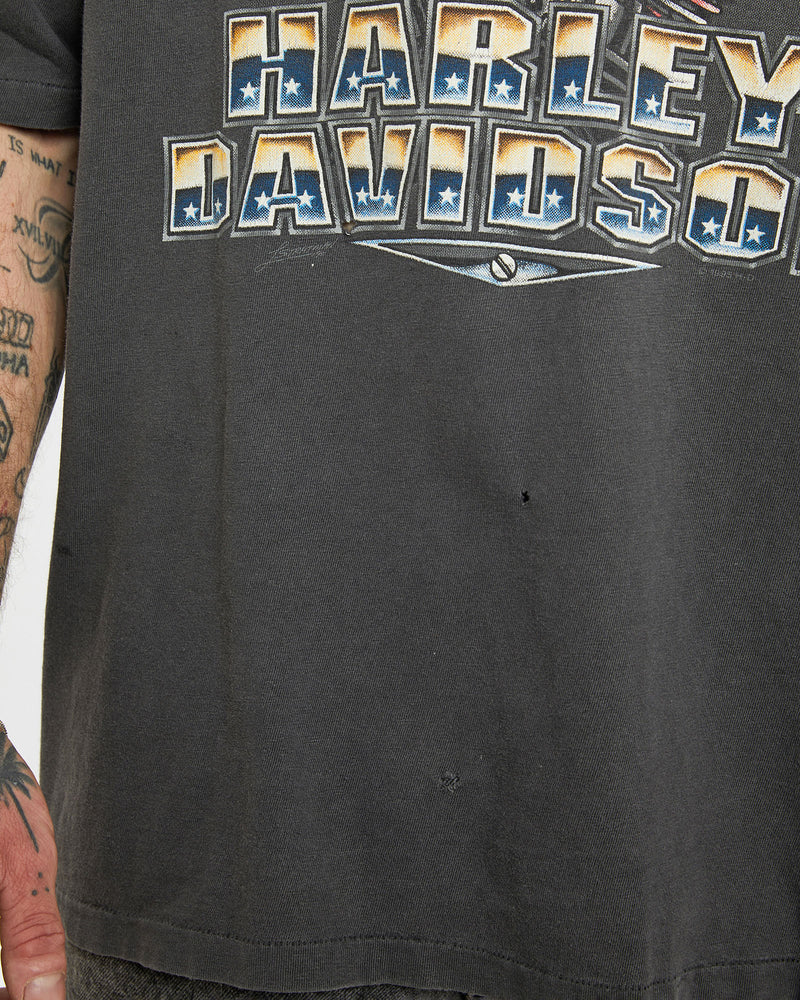 Vintage 1995 Harley Davidson Tee <br>L , The Real Deal , newtown, sydney, australia, thrift store, opshop, preloved, secondhand, sustainable, retro, antique, 70s, 80s, 90s, 2000s, 00s, fashion, clothing, streetwear, trendy, garment, style, boutique, store, shop, archive, sale, cheap, best, top