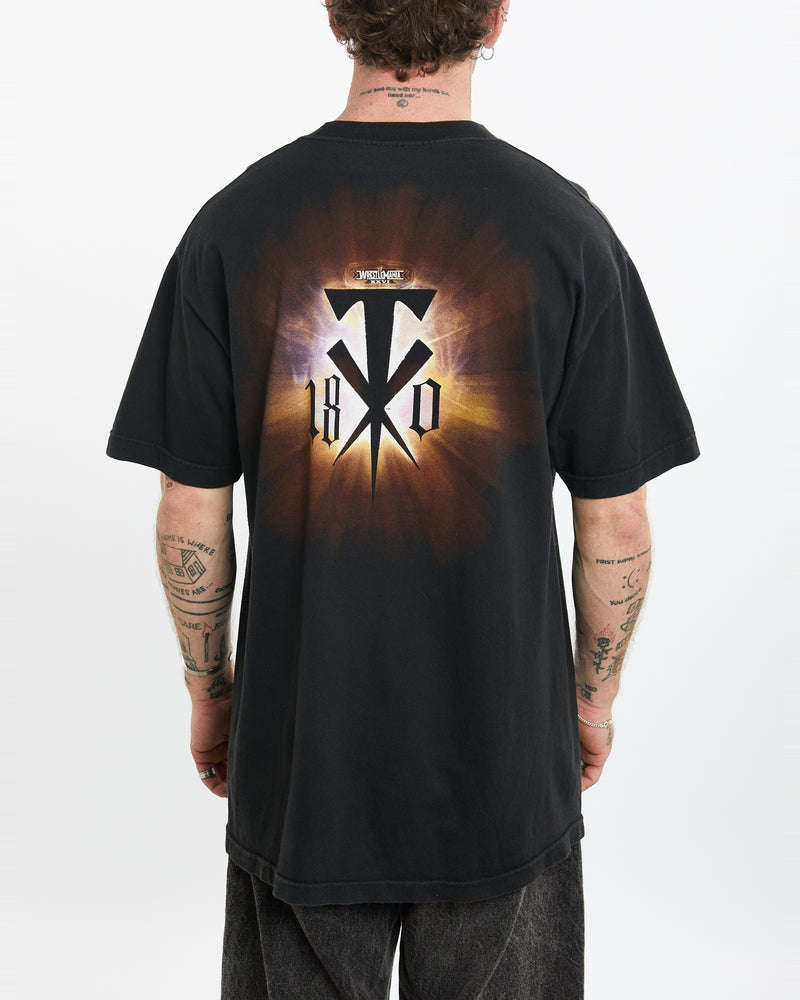 Vintage WWE Wrestlemania Undertaker Wrestling Tee <br>L , The Real Deal , newtown, sydney, australia, thrift store, opshop, preloved, secondhand, sustainable, retro, antique, 70s, 80s, 90s, 2000s, 00s, fashion, clothing, streetwear, trendy, garment, style, boutique, store, shop, archive, sale, cheap, best, top
