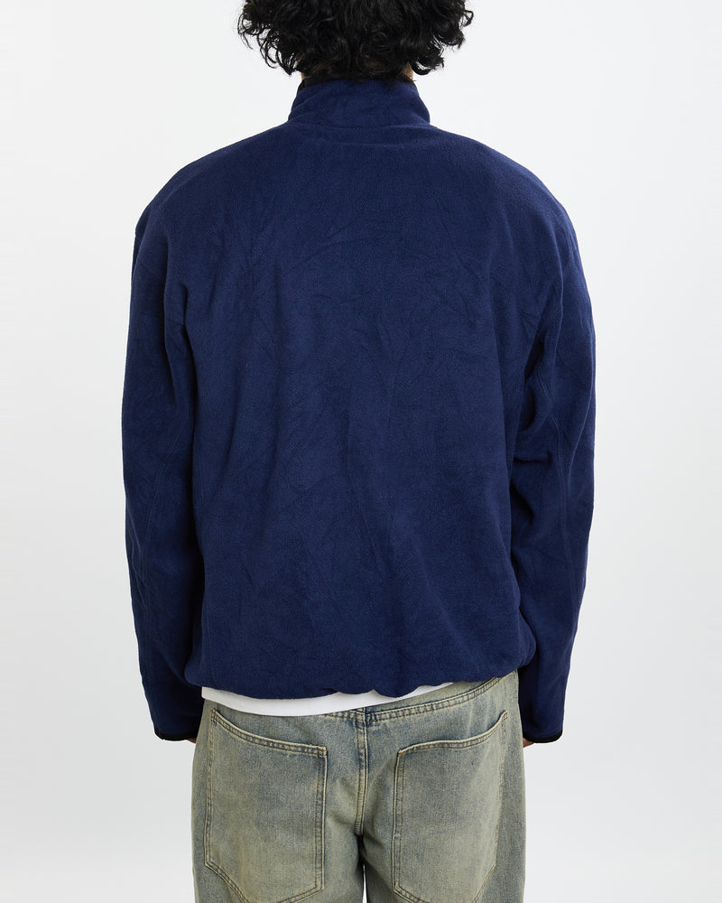 90s Adidas Fleece Mock Neck Sweatshirt <br>L