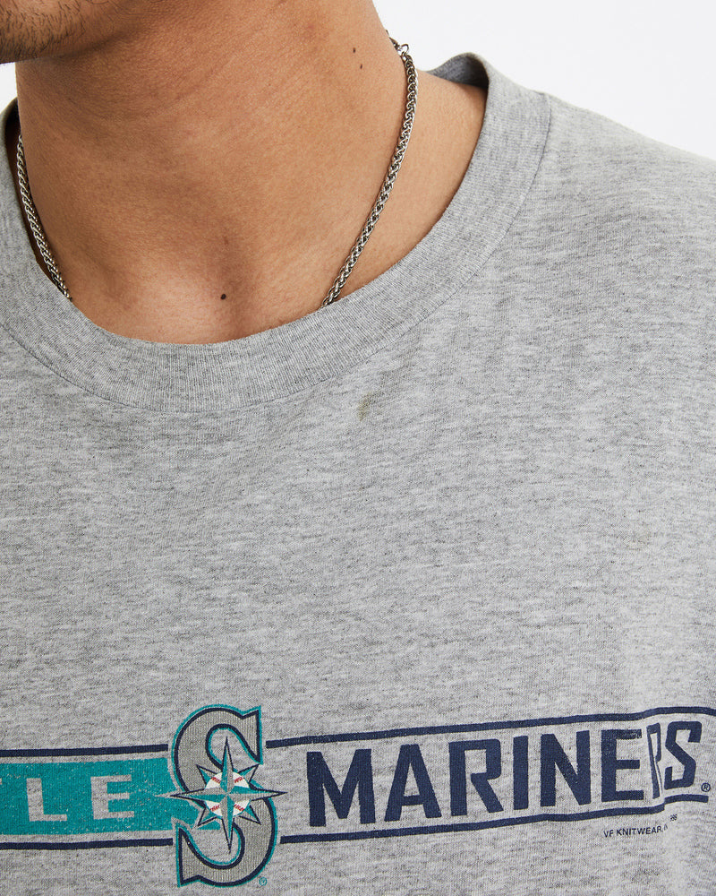 Vintage 1999 MLB Seattle Mariners Tee <br>L , The Real Deal , newtown, sydney, australia, thrift store, opshop, preloved, secondhand, sustainable, retro, antique, 70s, 80s, 90s, 2000s, 00s, fashion, clothing, streetwear, trendy, garment, style, boutique, store, shop, archive, sale, cheap, best, top