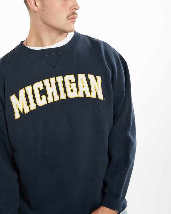 Vintage University of Michigan Sweatshirt <br>XL , The Real Deal , newtown, sydney, australia, thrift store, opshop, preloved, secondhand, sustainable, retro, antique, 70s, 80s, 90s, 2000s, 00s, fashion, clothing, streetwear, trendy, garment, style, boutique, store, shop, archive, sale, cheap, best, top