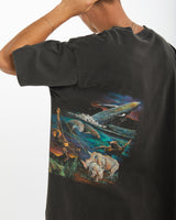 Vintage 90s Wildlife Tee <br>L , The Real Deal , newtown, sydney, australia, thrift store, opshop, preloved, secondhand, sustainable, retro, antique, 70s, 80s, 90s, 2000s, 00s, fashion, clothing, streetwear, trendy, garment, style, boutique, store, shop, archive, sale, cheap, best, top