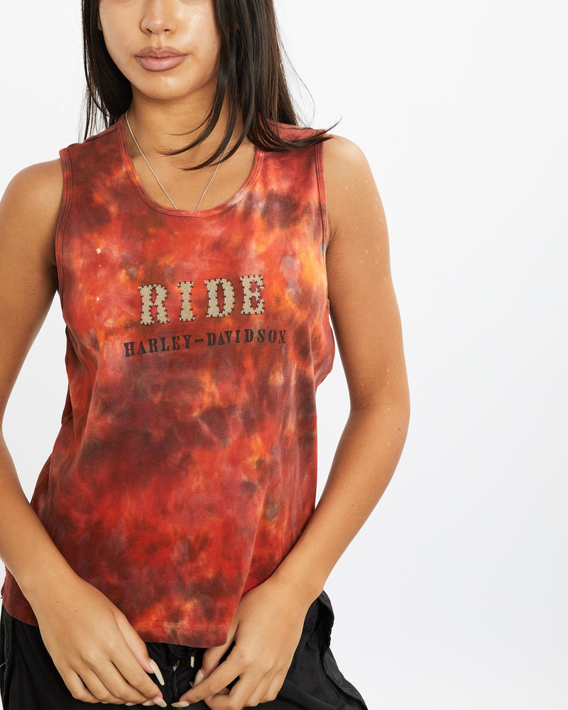 Vintage Harley Davidson Tank <br>S , The Real Deal , newtown, sydney, australia, thrift store, opshop, preloved, secondhand, sustainable, retro, antique, 70s, 80s, 90s, 2000s, 00s, fashion, clothing, streetwear, trendy, garment, style, boutique, store, shop, archive, sale, cheap, best, top