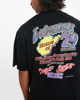 Vintage 1995 Interstate Racing Tee <br>M , The Real Deal , newtown, sydney, australia, thrift store, opshop, preloved, secondhand, sustainable, retro, antique, 70s, 80s, 90s, 2000s, 00s, fashion, clothing, streetwear, trendy, garment, style, boutique, store, shop, archive, sale, cheap, best, top