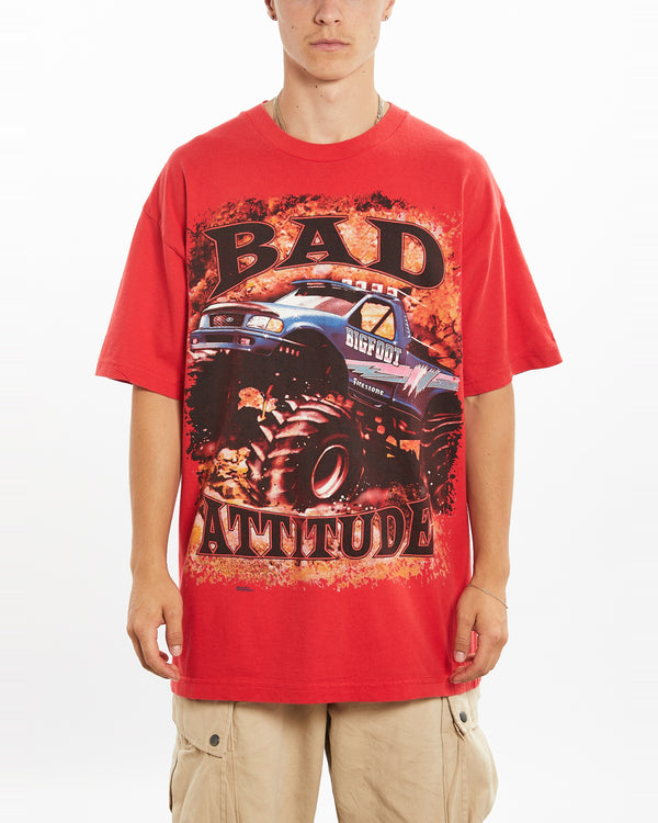 90s Bad Attitude Monster Truck Tee <br>XL