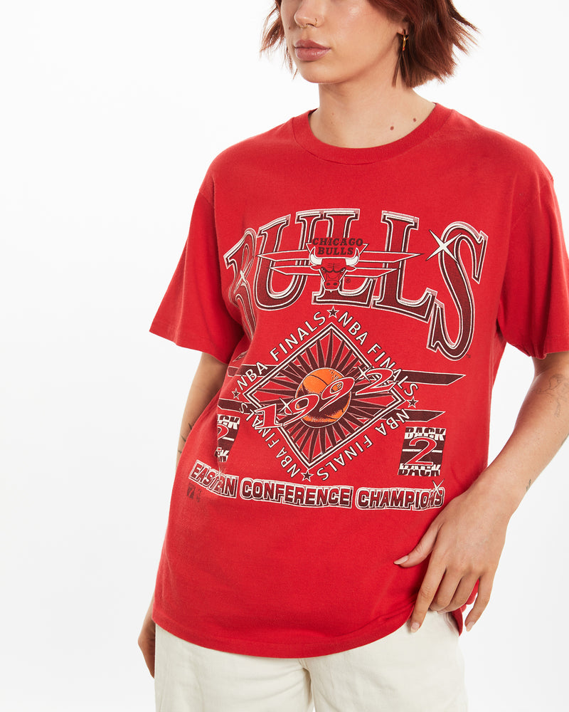 Vintage 1992 NBA Chicago Bulls Tee <br>M , The Real Deal , newtown, sydney, australia, thrift store, opshop, preloved, secondhand, sustainable, retro, antique, 70s, 80s, 90s, 2000s, 00s, fashion, clothing, streetwear, trendy, garment, style, boutique, store, shop, archive, sale, cheap, best, top