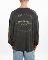 Vintage Harley Davidson Long Sleeve Tee <br>XL , The Real Deal , newtown, sydney, australia, thrift store, opshop, preloved, secondhand, sustainable, retro, antique, 70s, 80s, 90s, 2000s, 00s, fashion, clothing, streetwear, trendy, garment, style, boutique, store, shop, archive, sale, cheap, best, top