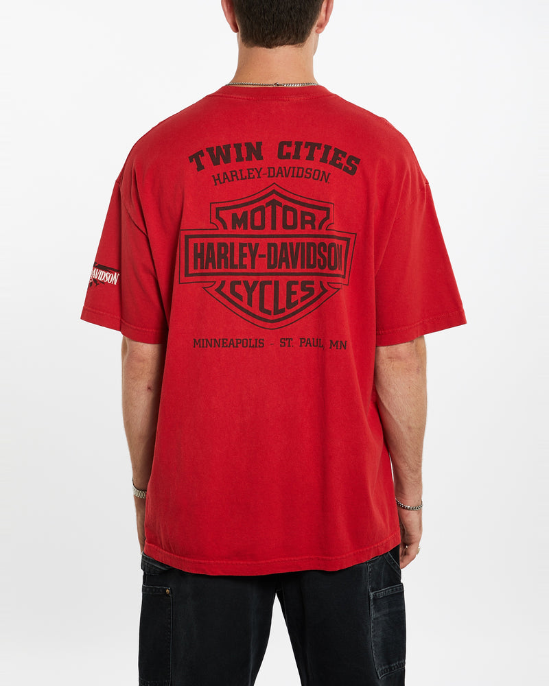 Vintage Harley Davidson Tee <br>XL , The Real Deal , newtown, sydney, australia, thrift store, opshop, preloved, secondhand, sustainable, retro, antique, 70s, 80s, 90s, 2000s, 00s, fashion, clothing, streetwear, trendy, garment, style, boutique, store, shop, archive, sale, cheap, best, top