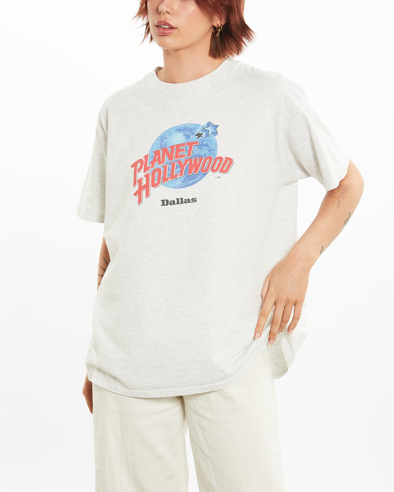 Vintage 90s Planet Hollywood Tee <br>M , The Real Deal , newtown, sydney, australia, thrift store, opshop, preloved, secondhand, sustainable, retro, antique, 70s, 80s, 90s, 2000s, 00s, fashion, clothing, streetwear, trendy, garment, style, boutique, store, shop, archive, sale, cheap, best, top