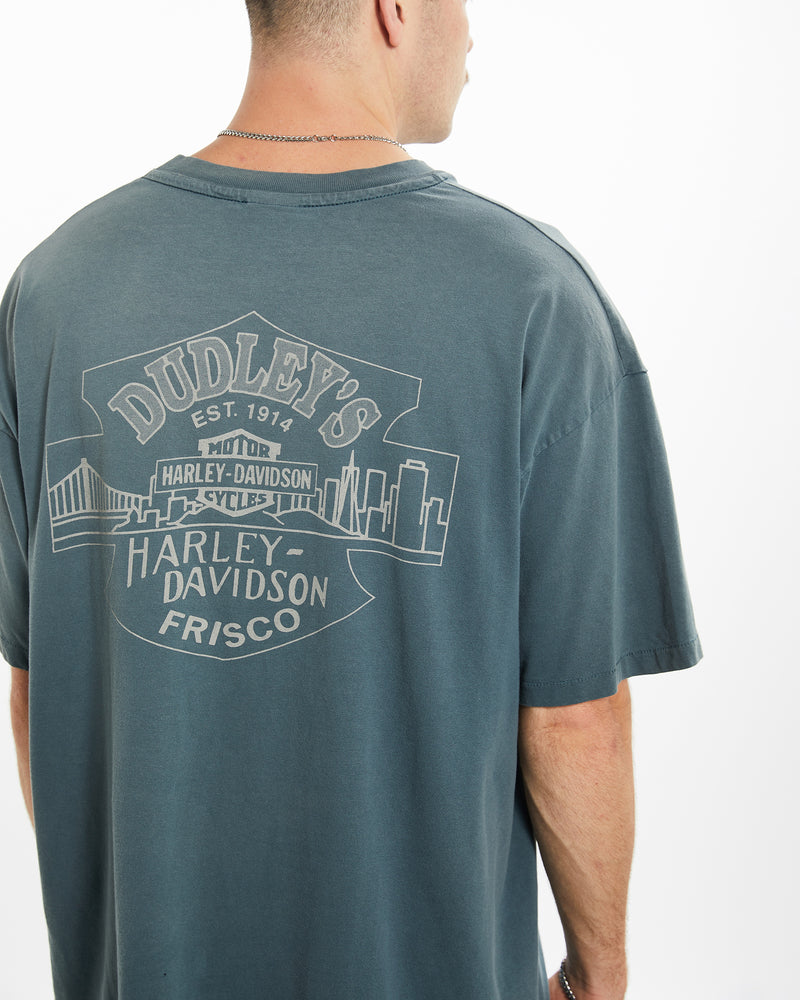 Vintage Harley Davidson Tee <br>XL , The Real Deal , newtown, sydney, australia, thrift store, opshop, preloved, secondhand, sustainable, retro, antique, 70s, 80s, 90s, 2000s, 00s, fashion, clothing, streetwear, trendy, garment, style, boutique, store, shop, archive, sale, cheap, best, top