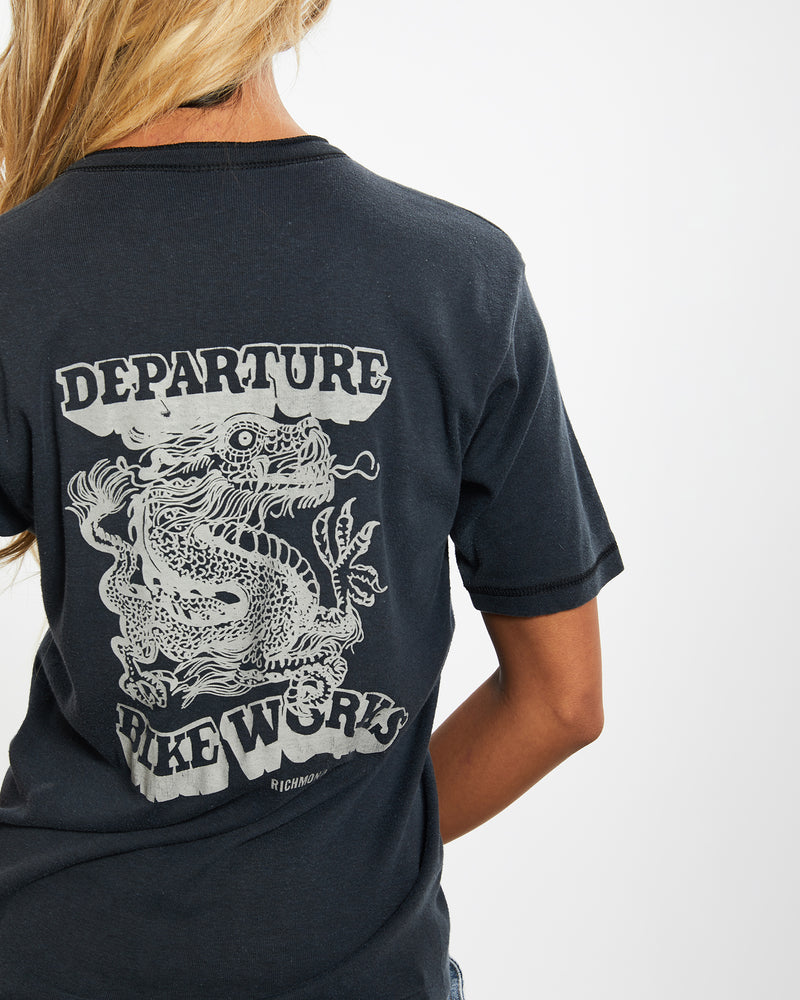 Vintage 90s Harley Davidson Tee <br>XS , The Real Deal , newtown, sydney, australia, thrift store, opshop, preloved, secondhand, sustainable, retro, antique, 70s, 80s, 90s, 2000s, 00s, fashion, clothing, streetwear, trendy, garment, style, boutique, store, shop, archive, sale, cheap, best, top