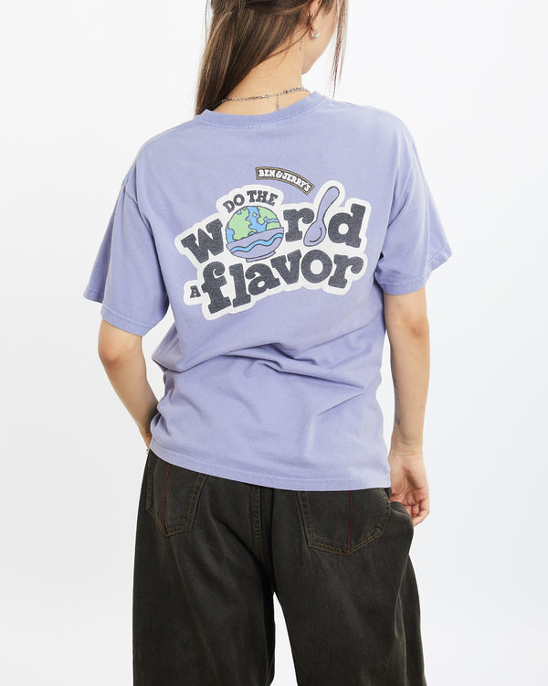 Vintage Ben & Jerry's 'Do The World A Flavor' Tee <br>M