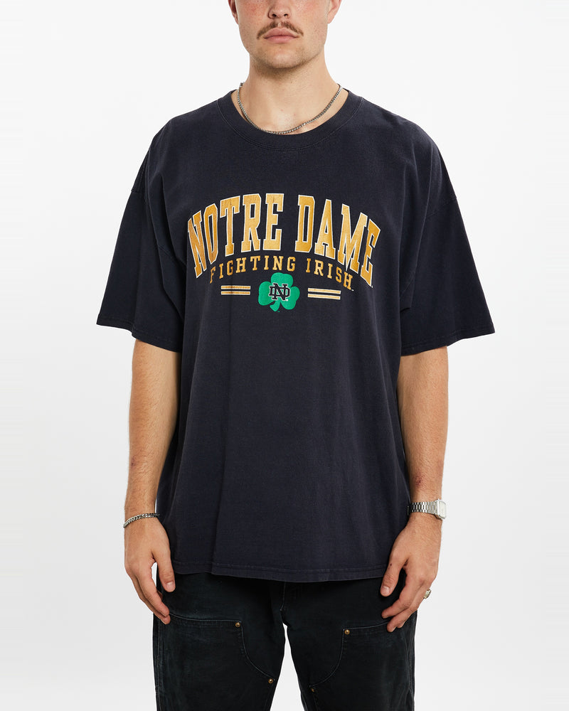 Vintage NCAA Notre Dame Fighting Irish Tee <br>XL , The Real Deal , newtown, sydney, australia, thrift store, opshop, preloved, secondhand, sustainable, retro, antique, 70s, 80s, 90s, 2000s, 00s, fashion, clothing, streetwear, trendy, garment, style, boutique, store, shop, archive, sale, cheap, best, top