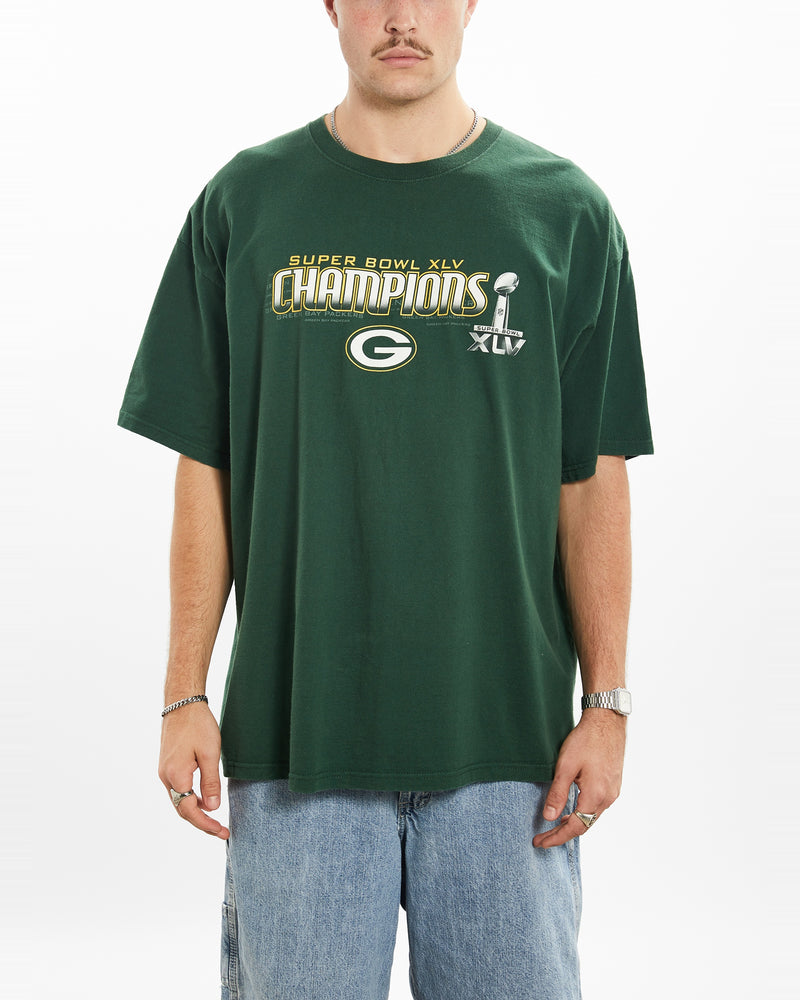 Vintage NFL Green Bay Packers Tee <br>XL , The Real Deal , newtown, sydney, australia, thrift store, opshop, preloved, secondhand, sustainable, retro, antique, 70s, 80s, 90s, 2000s, 00s, fashion, clothing, streetwear, trendy, garment, style, boutique, store, shop, archive, sale, cheap, best, top