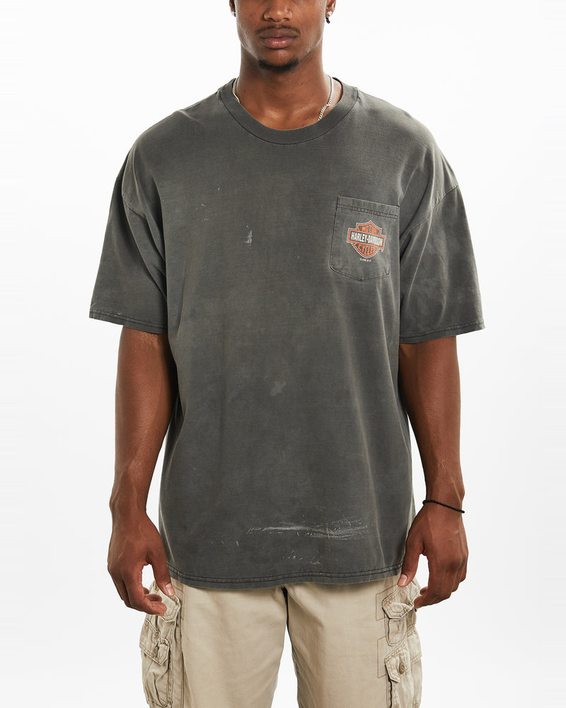 Vintage 1995 Harley Davidson Tee <br>XL , The Real Deal , newtown, sydney, australia, thrift store, opshop, preloved, secondhand, sustainable, retro, antique, 70s, 80s, 90s, 2000s, 00s, fashion, clothing, streetwear, trendy, garment, style, boutique, store, shop, archive, sale, cheap, best, top