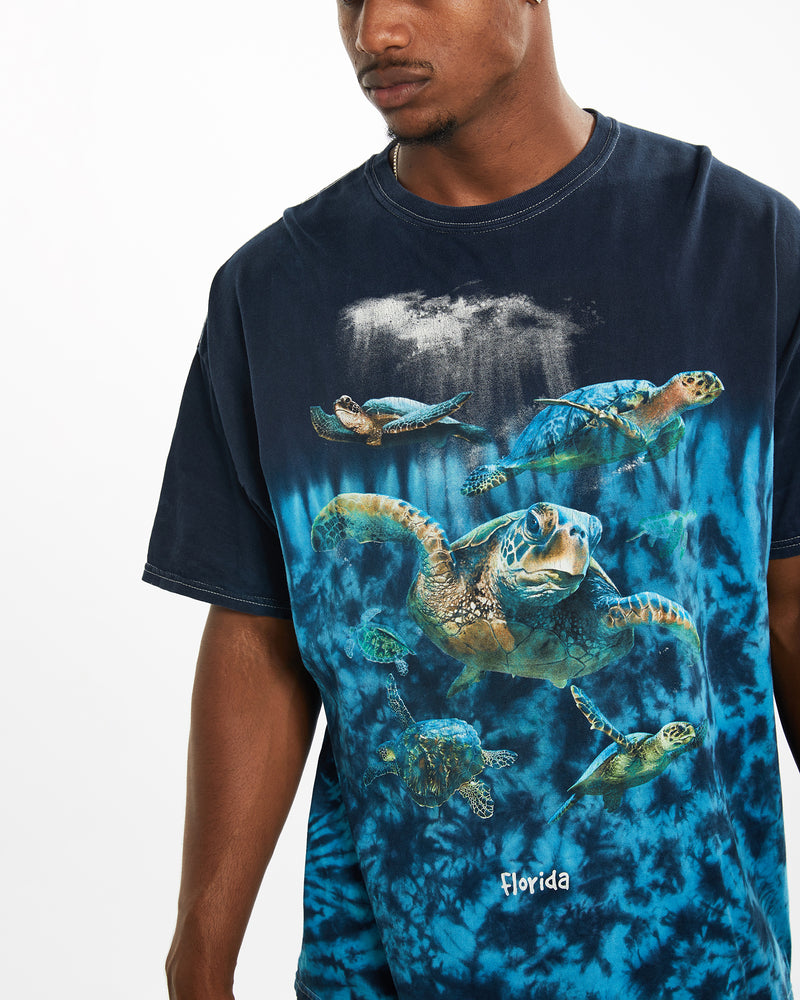 Vintage Wildlife Sea Turtle Tee <br>XL , The Real Deal , newtown, sydney, australia, thrift store, opshop, preloved, secondhand, sustainable, retro, antique, 70s, 80s, 90s, 2000s, 00s, fashion, clothing, streetwear, trendy, garment, style, boutique, store, shop, archive, sale, cheap, best, top
