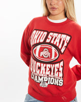Vintage NCAA Ohio State Buckeyes Sweatshirt <br>M , The Real Deal , newtown, sydney, australia, thrift store, opshop, preloved, secondhand, sustainable, retro, antique, 70s, 80s, 90s, 2000s, 00s, fashion, clothing, streetwear, trendy, garment, style, boutique, store, shop, archive, sale, cheap, best, top