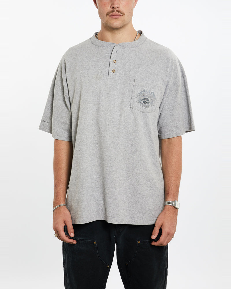 Vintage Harley Davidson Tee <br>XL , The Real Deal , newtown, sydney, australia, thrift store, opshop, preloved, secondhand, sustainable, retro, antique, 70s, 80s, 90s, 2000s, 00s, fashion, clothing, streetwear, trendy, garment, style, boutique, store, shop, archive, sale, cheap, best, top