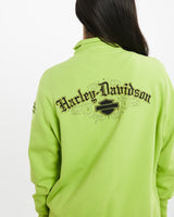 Vintage Harley Davidson Full Zip Sweatshirt <br>S , The Real Deal , newtown, sydney, australia, thrift store, opshop, preloved, secondhand, sustainable, retro, antique, 70s, 80s, 90s, 2000s, 00s, fashion, clothing, streetwear, trendy, garment, style, boutique, store, shop, archive, sale, cheap, best, top