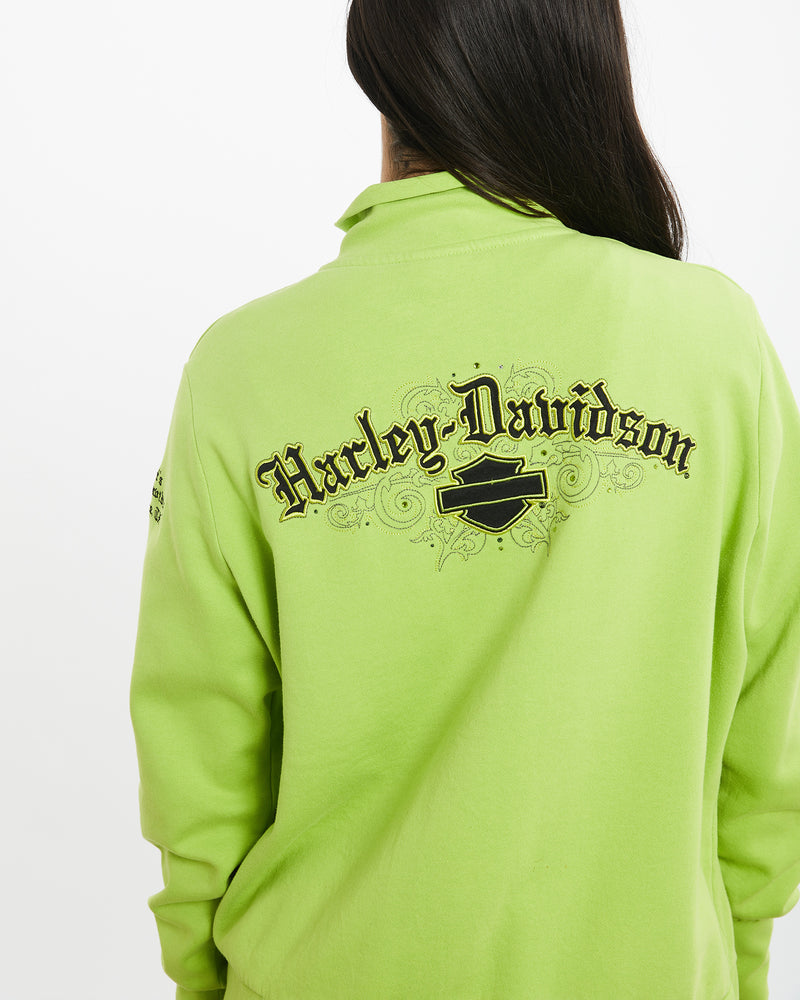 Vintage Harley Davidson Full Zip Sweatshirt <br>S , The Real Deal , newtown, sydney, australia, thrift store, opshop, preloved, secondhand, sustainable, retro, antique, 70s, 80s, 90s, 2000s, 00s, fashion, clothing, streetwear, trendy, garment, style, boutique, store, shop, archive, sale, cheap, best, top