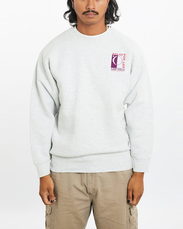 90s Relay For Life Sweatshirt <br>M
