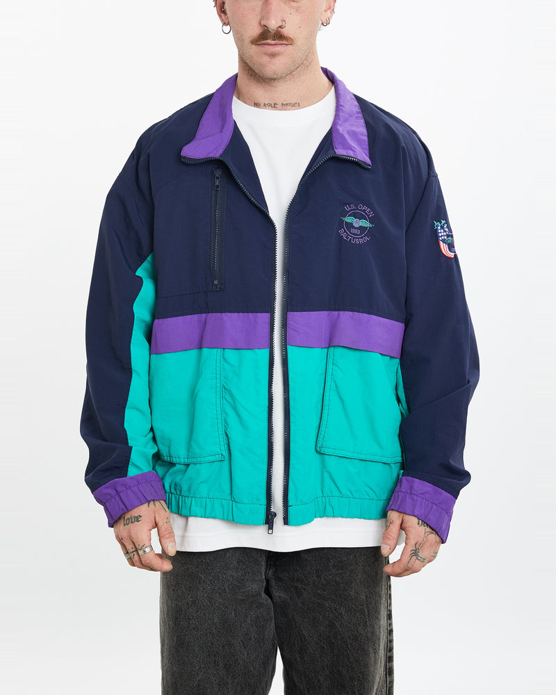 Vintage 1993 U.S. Open Baltusrol Golf Club Windbreaker Jacket <br>L , The Real Deal , newtown, sydney, australia, thrift store, opshop, preloved, secondhand, sustainable, retro, antique, 70s, 80s, 90s, 2000s, 00s, fashion, clothing, streetwear, trendy, garment, style, boutique, store, shop, archive, sale, cheap, best, top