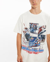 Vintage 1998 Nagano Winter Olympics Tee <br>L , The Real Deal , newtown, sydney, australia, thrift store, opshop, preloved, secondhand, sustainable, retro, antique, 70s, 80s, 90s, 2000s, 00s, fashion, clothing, streetwear, trendy, garment, style, boutique, store, shop, archive, sale, cheap, best, top