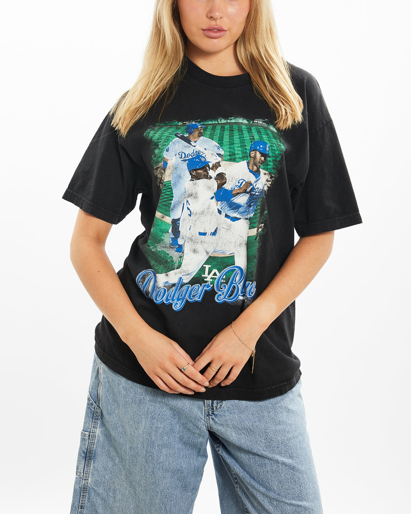 Vintage MLB Los Angeles Dodgers Tee <br>M , The Real Deal , newtown, sydney, australia, thrift store, opshop, preloved, secondhand, sustainable, retro, antique, 70s, 80s, 90s, 2000s, 00s, fashion, clothing, streetwear, trendy, garment, style, boutique, store, shop, archive, sale, cheap, best, top